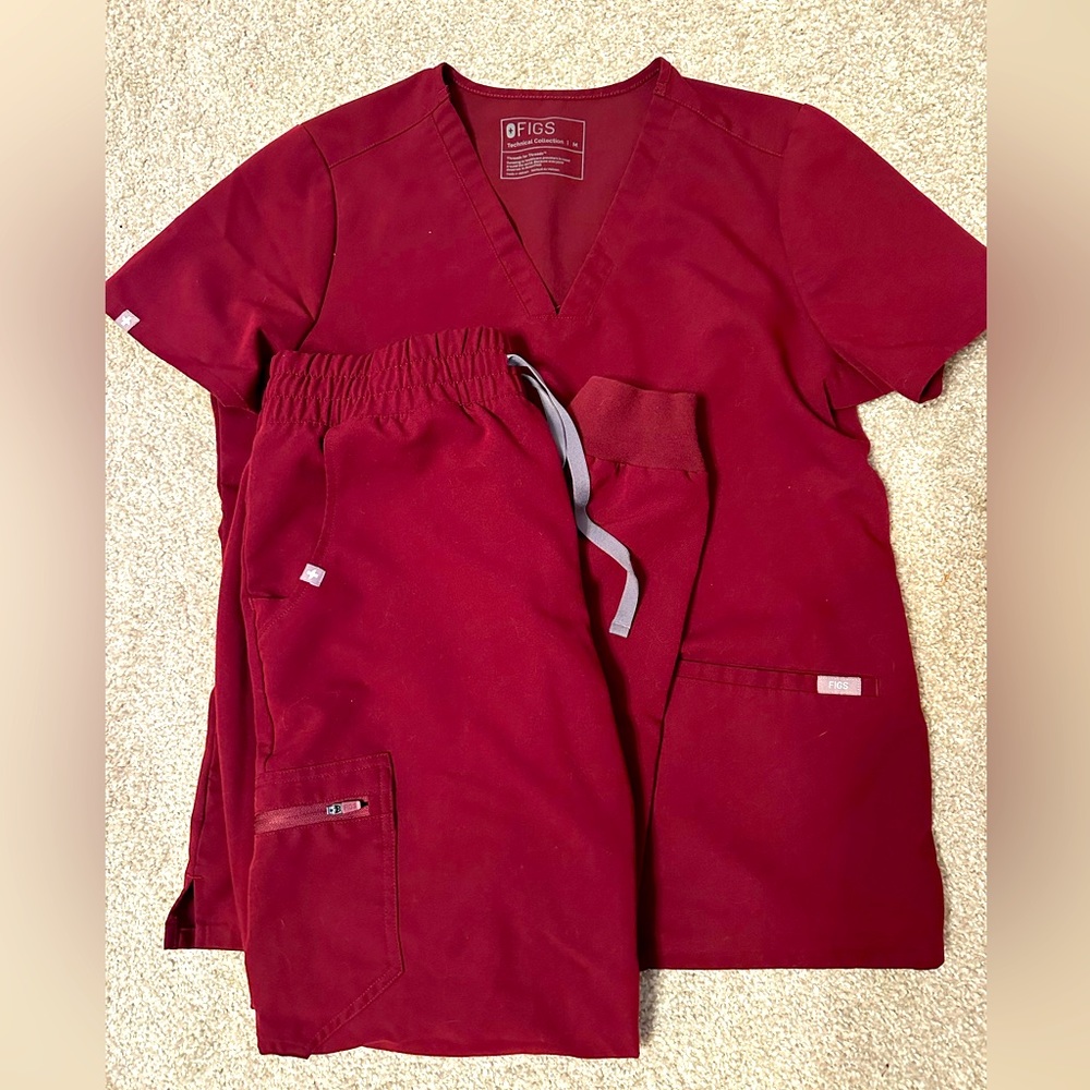 FIGS BURGUNDY Set - Medium